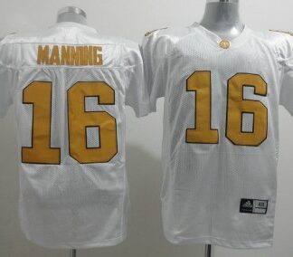 Tennessee Volunteers #16 Peyton Manning White Jersey