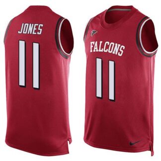 Nike Atlanta Falcons #11 Julio Jones Red Team Color Men’s Stitched NFL Limited Tank Top Jersey