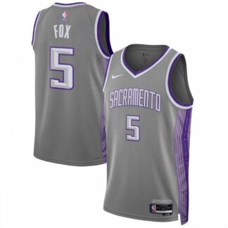 De'Aaron Fox Sacramento Kings Nike Unisex 2022/23 Swingman Jersey - City Edition - Anthracite