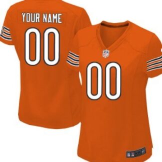 Women's Nike Chicago Bears Customized Orange Limited Jersey