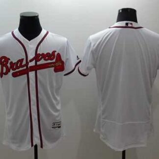 Atlanta Braves Blank White 2016 Flexbase Authentic Collection Stitched Jersey
