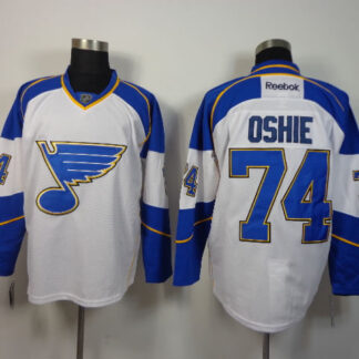 St.Louis Blues #74 Oshie White Jerseys