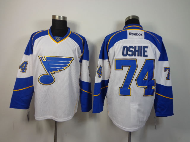 St.Louis Blues #74 Oshie White Jerseys