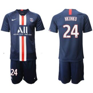 Paris Saint-Germain #24 Nkunku Home Soccer Club Jersey