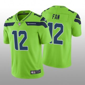 grid‑ Youth Seattle Seahawks #12 Fan Green Vapor Untouchable L Limited Stitched NFL Jersey ‑fangear
