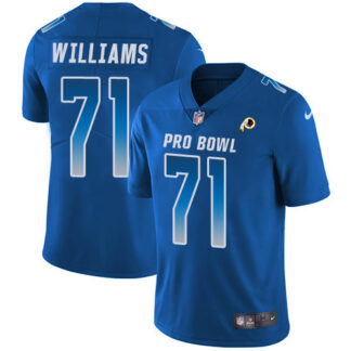 Nike Washington Football Team #71 Trent Williams Royal Youth Stitched NFL Limited NFC 2018 Pro Bowl Jersey