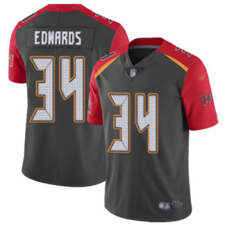 Nike Tampa Bay Buccaneers #34 Mike Edwards Gray Men’s Stitched NFL Limited Inverted Legend Jersey