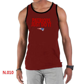 Nike NFL New England Patriots Sideline Legend Authentic Logo men Tank Top Red 3