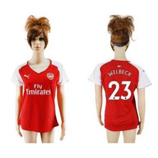 Women’s Arsenal #23 Welbeck Home Soccer Club Jersey