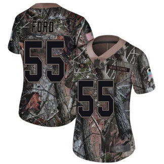 Nike San Francisco 49ers #55 Dee Ford Camo Women’s Stitched NFL Limited Rush Realtree Jersey