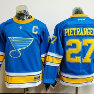 Blues #27 Alex Pietrangelo Light Blue 2017 Winter Classic Stitched Youth NHL Jersey