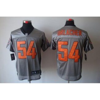Nike Chicago Bears #54 Brian Urlacher Grey Shadow Men’s Stitched NFL Elite Jersey