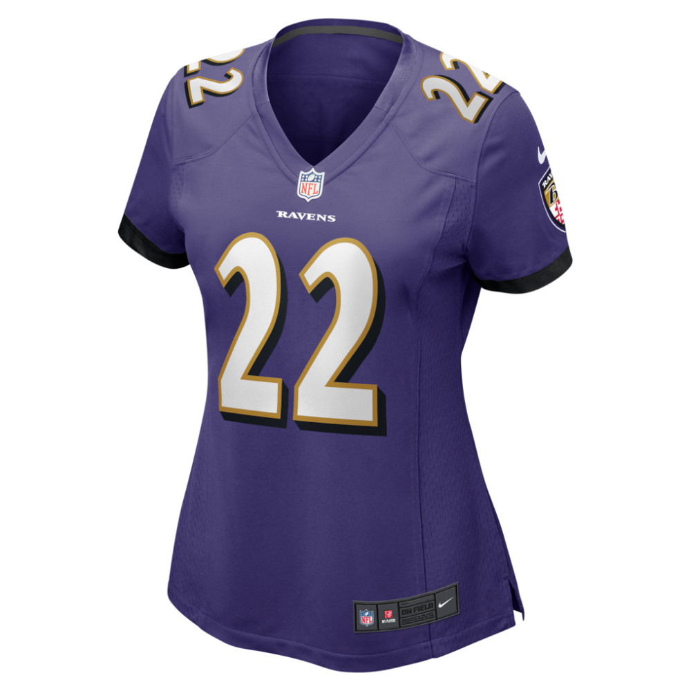 Derrick Henry Baltimore Ravens Nike Women's Game Player Jersey - Purple - Image 2