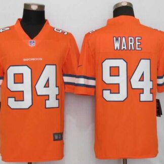 Nike Limited Denver Broncos #94 DeMarcus Ware Orange Men's 2016 Rush Stitched NFL Jersey