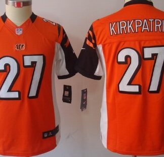 Youth Nike Limited Cincinnati Bengals #27 Dre Kirkpatrick Orange Jerseys