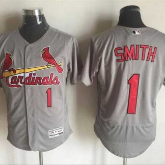 St. Louis Cardinals #1 Ozzie Smith Gray 2016 Flexbase Collection Stitched Baseball Jersey