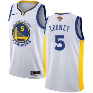 Nike Golden State Warriors #5 Kevon Looney White Youth 2022 NBA Finals Swingman Association Edition Jersey Youth