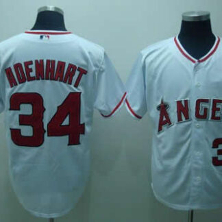 Anaheim Angels #34 Adenhart white Jerseys