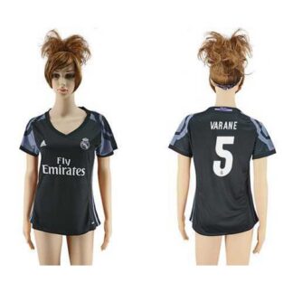 Women’s Real Madrid #5 Varane Sec Away Soccer Club Jersey