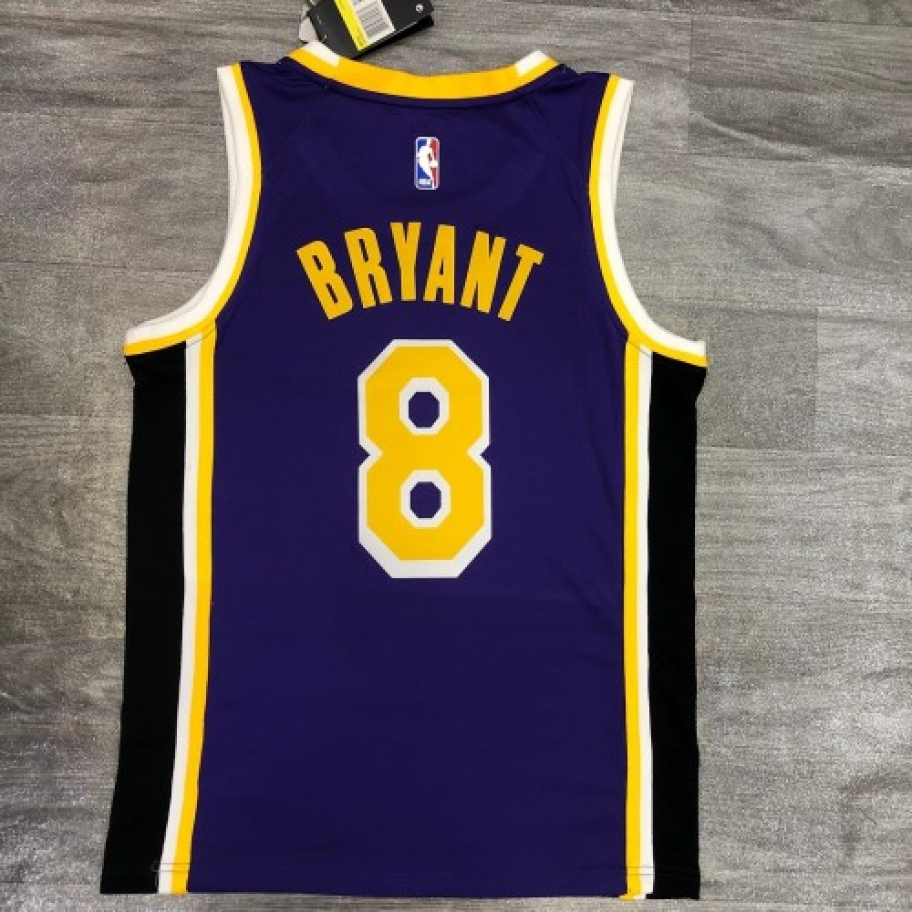 Men's Los Angeles Lakers Kobe Bryant #8 Jordan Purple 20/21 Swingman Jersey - Statement Edition - Image 2