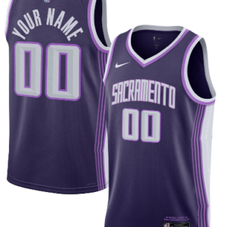 Men's Sacramento Kings Active Player Custom Purple 2025-26 City Edition Swingman Stitched Jersey