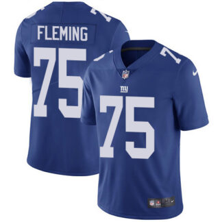 Nike New York Giants #75 Cameron Fleming Royal Blue Team Color Men’s Stitched NFL Vapor Untouchable Limited Jersey