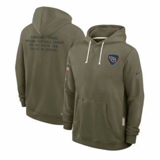grid‑ Tennessee Titans Salute to Service Sideline Dominant Force NFL Pullover Hoodie ‑fangear