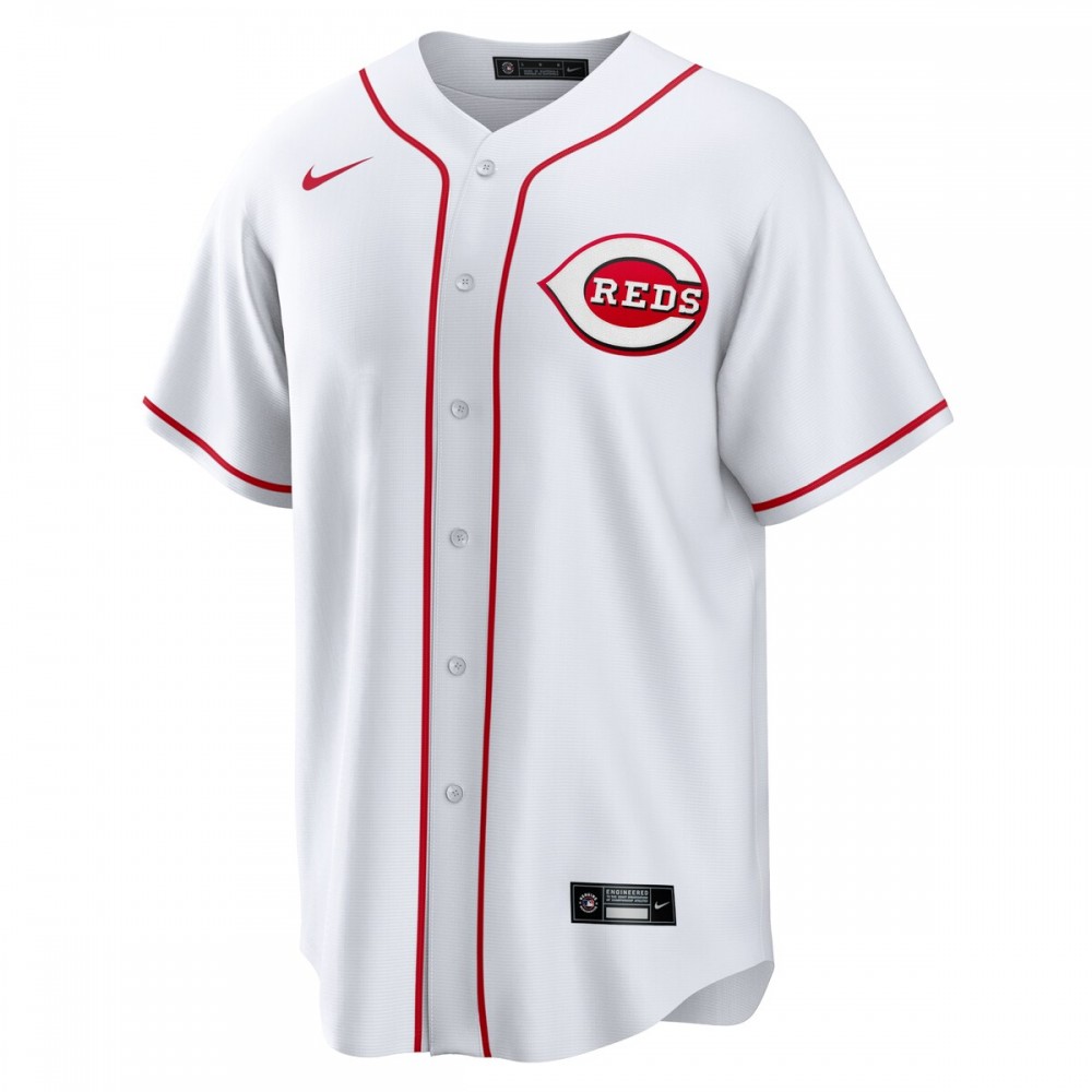 Eugenio Suarez Cincinnati Reds Nike Home Replica Player Name Jersey - White - Image 2