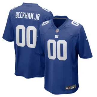 Men's New York Giants #3 Odell Beckham Jr. Nike Royal Team Game Jersey