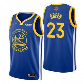 Nike Golden State Warriors #23 Draymond Green Royal Women’s 2022 NBA Finals Icon Edition 75th Anniversary Diamond S...